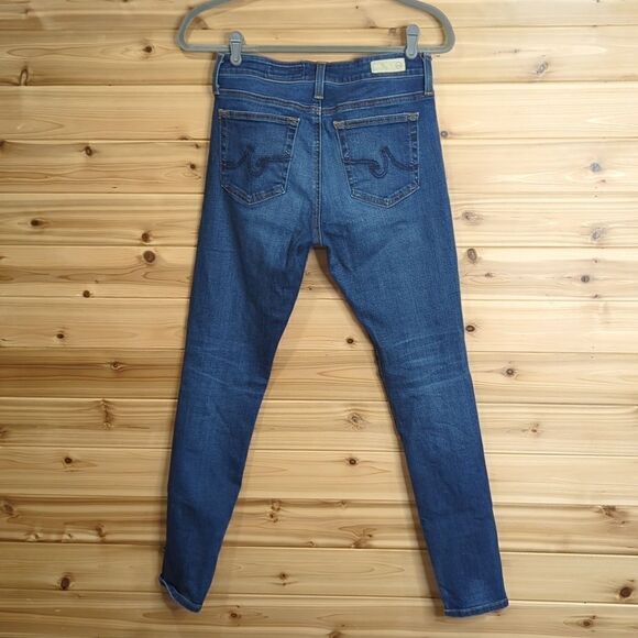 AG Adriano Goldschmied Farrah Skinny Ankle Jeans Size 28 Distressed - Picture 5 of 12